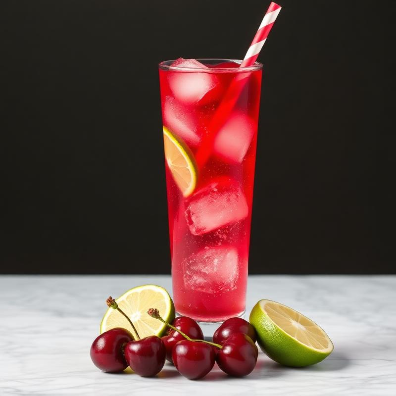 Cherry Lime Italian Soda