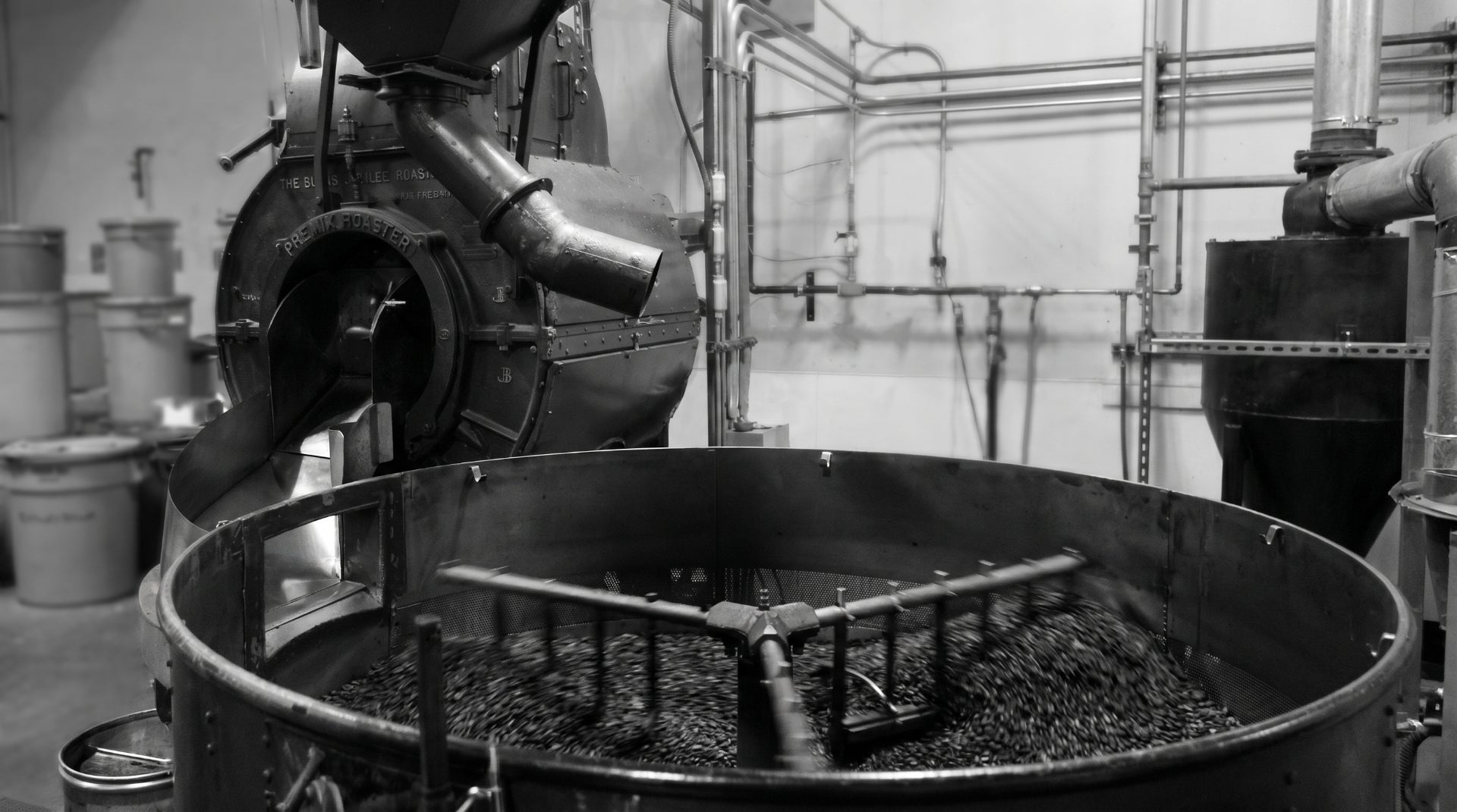 The 1939 Jabez Burns drum roaster